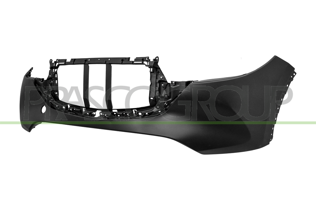 FRONT BUMPER-PRIMED-WITH CUTTING MARKS FOR SENSORS, PARK ASSIST AND HEADLAMP WASHERS