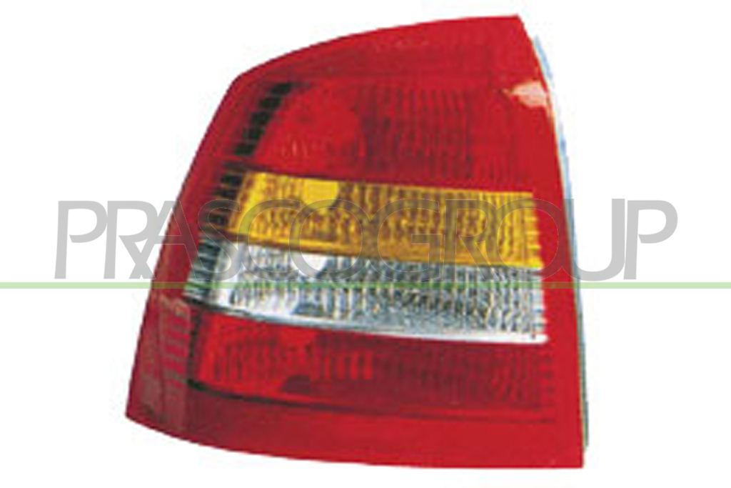 TAIL LAMP LEFT-RED/AMBER/CLEAR-WITHOUT BULB HOLDER 3/5 DOOR MOD. > 01