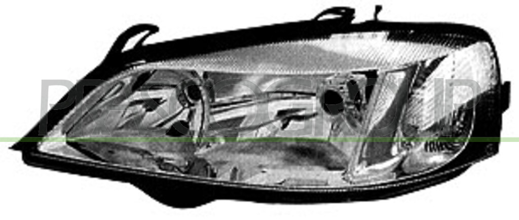 PROIETTORE SINISTRO H7+HB3-ELETTRICO-SENZA MOTORE-NERO MOD. > 01