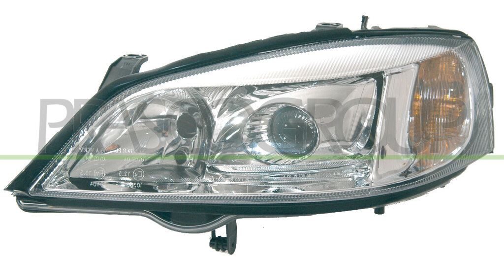 PROIETTORE SINISTRO D2S+H7-ELETTRICO PARABOLA CROMATA MOD. 01 >