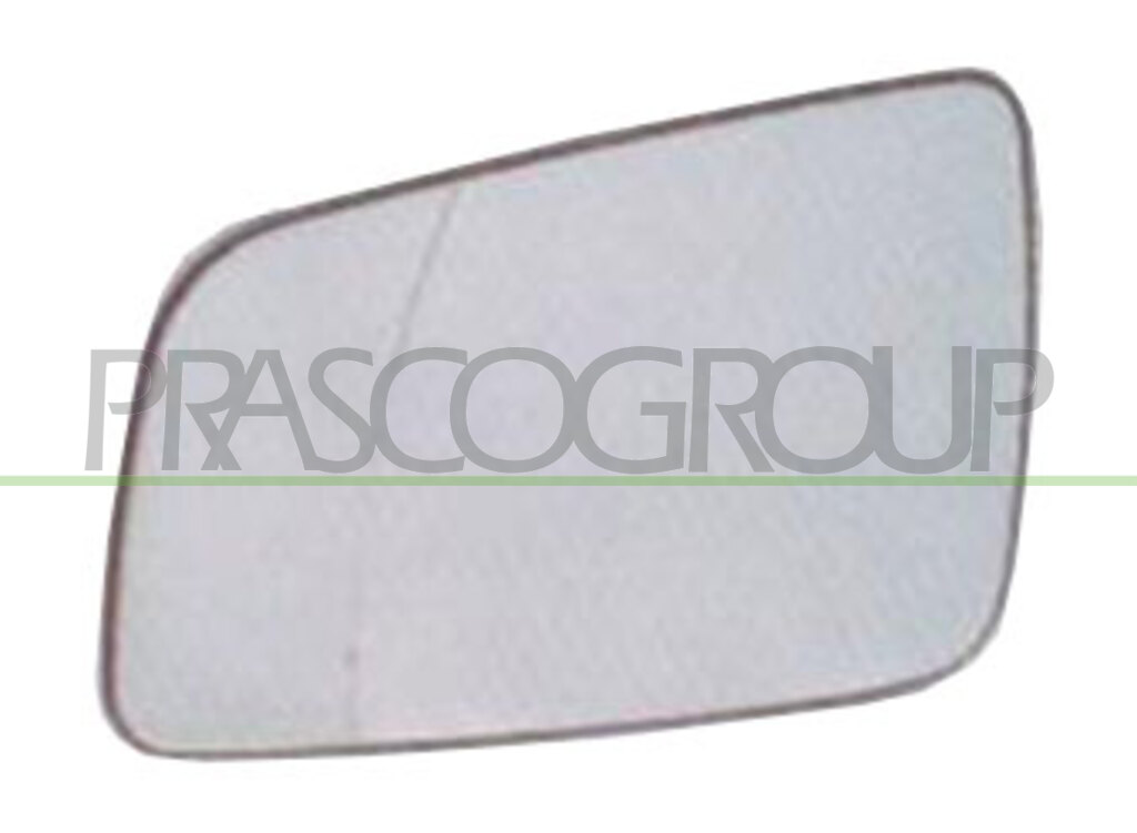 VERRE DE RETROVISEUR GAUCHE ASPHERIQUE-CHAUFFANT-CHROME'