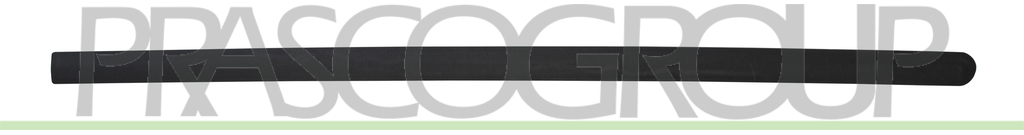 FRONT DOOR MOLDING RIGHT-BLACK-TEXTURED FINISH-WITH DOUBLE SIDED TAPE MOD. 5 DOOR