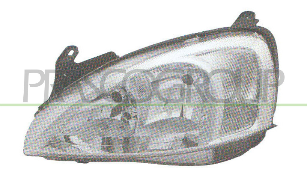 OPTICA DERECHA H7+H7 ELECTRICA-SIN MOTOR-MONTAJE VALEO