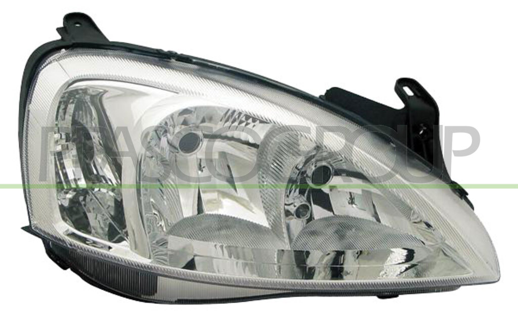 HEADLAMP LEFT H7+H7 ELECTRIC-WITH MOTOR (VALEO TYPE)