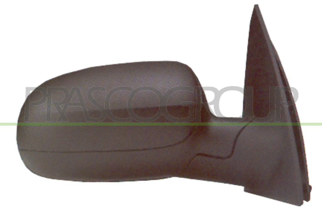 DOOR MIRROR RIGHT-ELECTRIC-HEATED-BLACK 6H5P