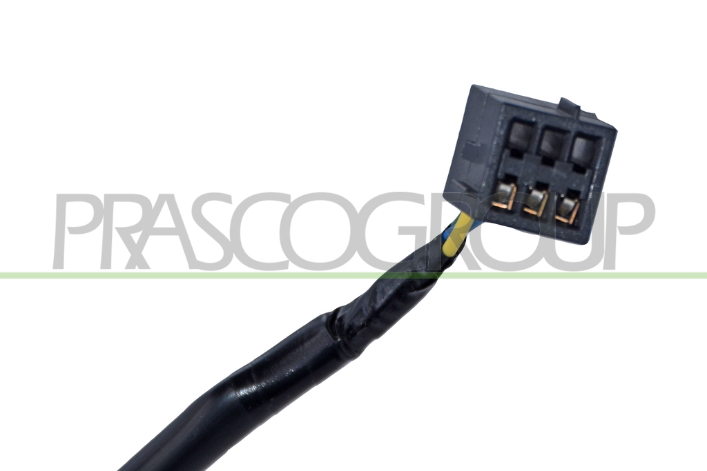 RETROVISORE SINISTRO-ELETTRICO-CALOTTA BIANCA-CON PRIMER-BRACCIO NERO-6H3P