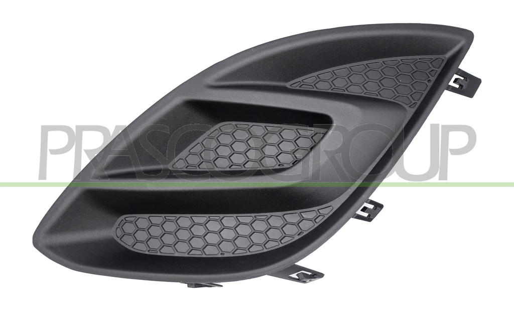 BUMPER GRILLE LEFT-BLACK-WITHOUT FOG LAMP HOLE