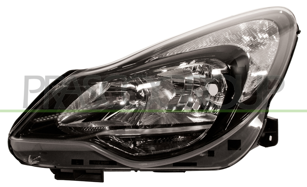 PROIETTORE SINISTRO H7+H1-ELETTRICO-CON MOTORE-NERO
