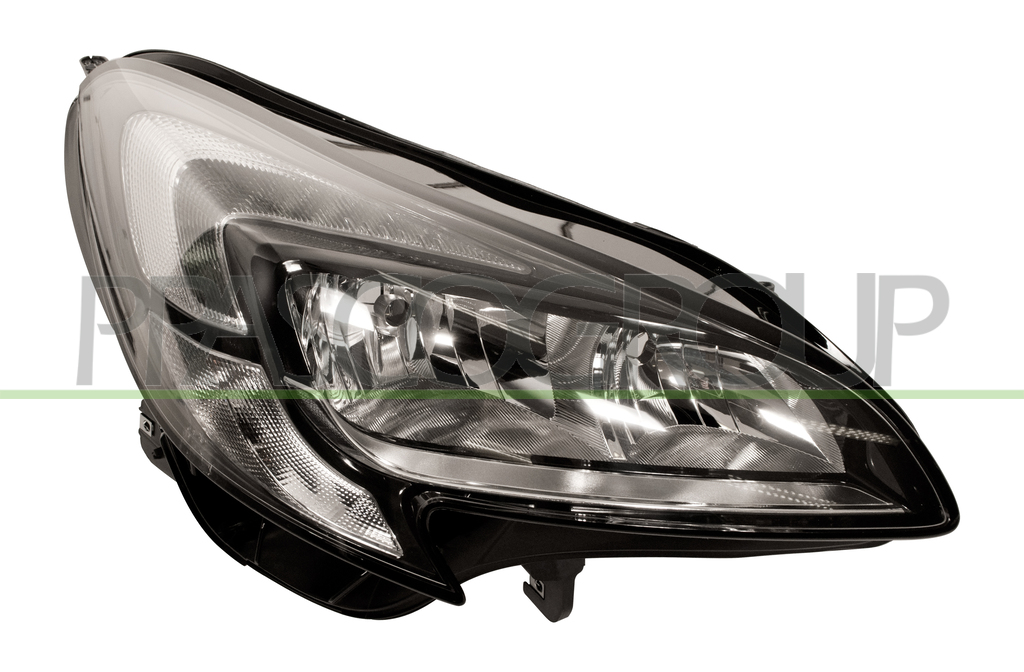 PROIETTORE DESTRO H7+H7-ELETTRICO-CON MOTORE-LED