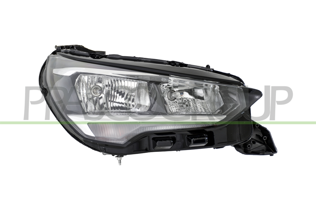 HEADLAMP RIGHT H7+H15-ELECTRIC-WITH MOTOR