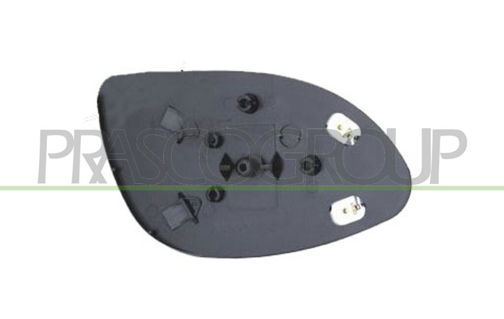 MIRROR GLASS BASE LEFT-HEATED-CONVEX