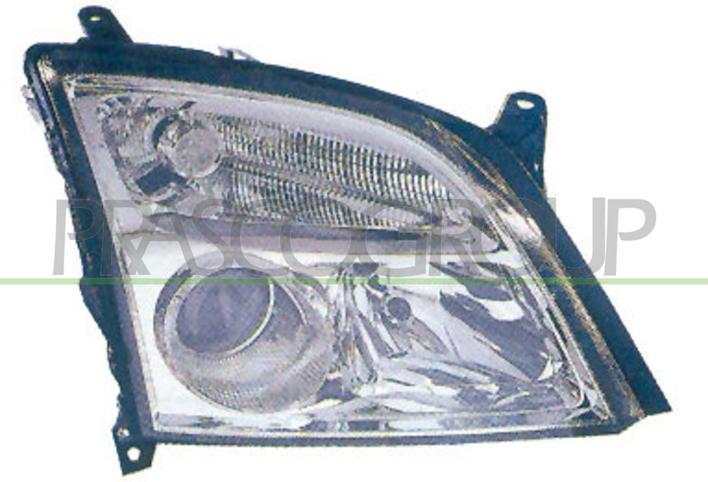 HEADLAMP RIGHT H7+H7 ELECTRIC-CHROME