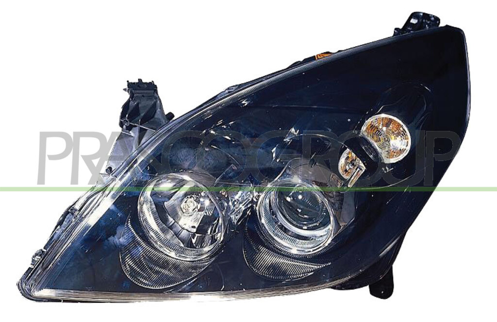 OPTICA IZQUIERDA H7+H1 ELECTRICA-CON MOTOR-NEGRA