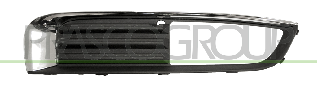 GRILLE DROITE NOIRE DE PARE-CHOCS-AVEC SIEGES ANTIBROUILLARD-AVEC MOULURE CHROMEE