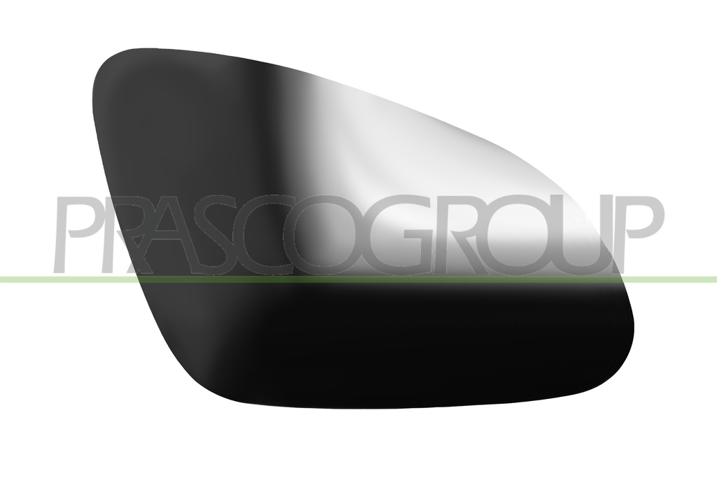MIRROR GLASS BASE RIGHT-HEATED-CONVEX-CHROME