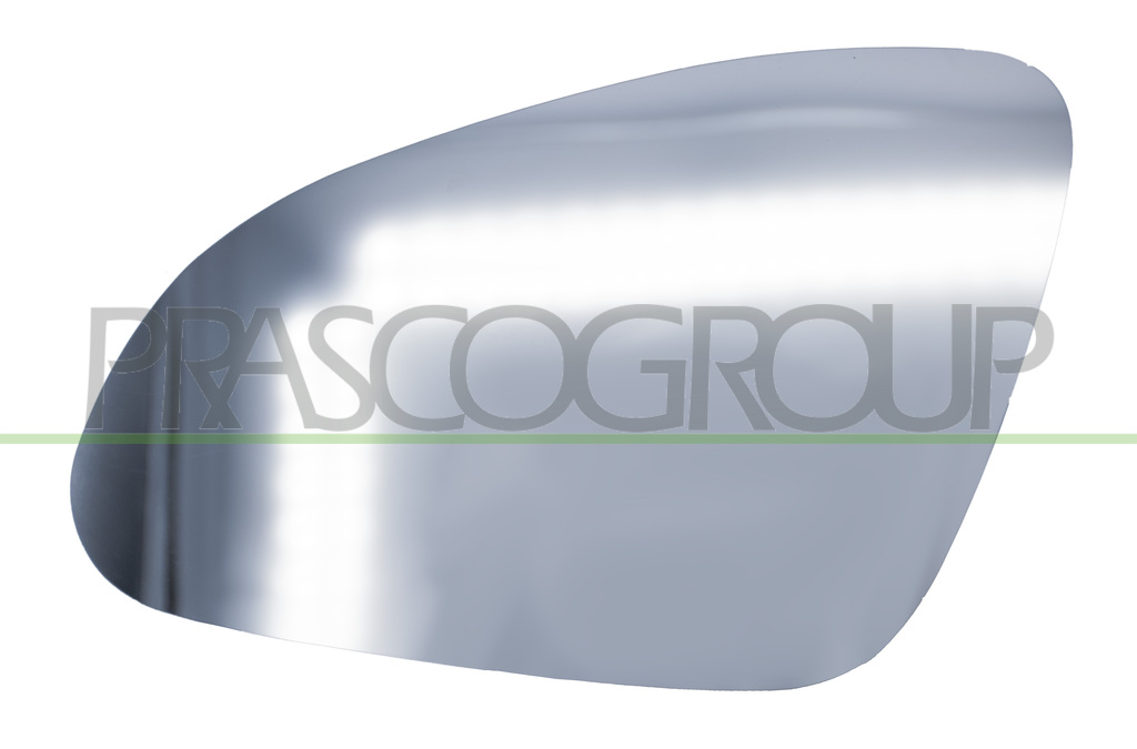 MIRROR GLASS BASE LEFT-CONVEX-HEATED-CHROME