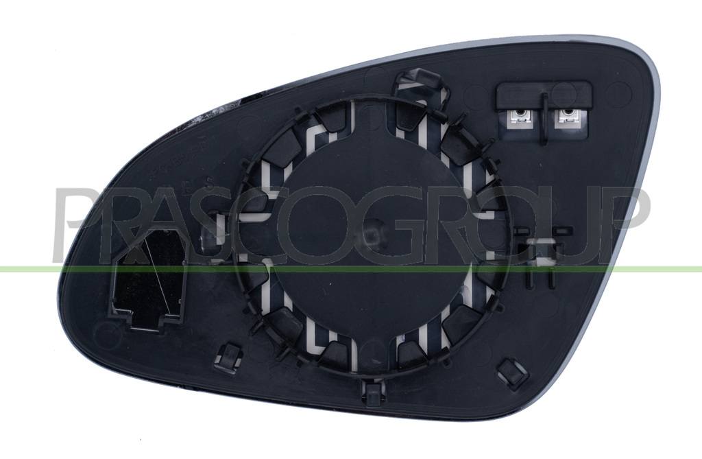 MIRROR GLASS BASE RIGHT-ASPHERICAL-HEATED-CHROME