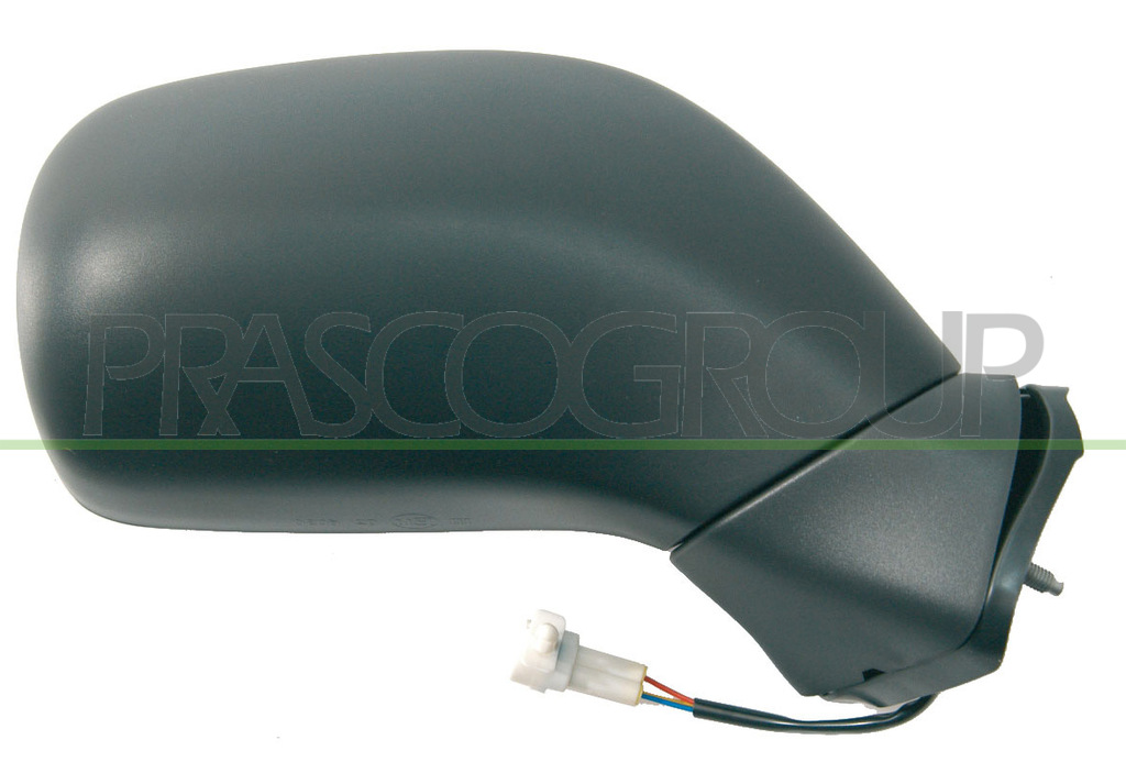 ESPEJO DERECHO ELECTRICO-NEGRO-CONVEXO/CROMADO