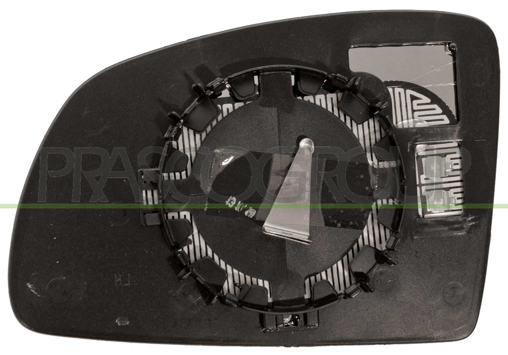 VERRE DE RETROVISEUR DROIT-CONVEX-CHROME'