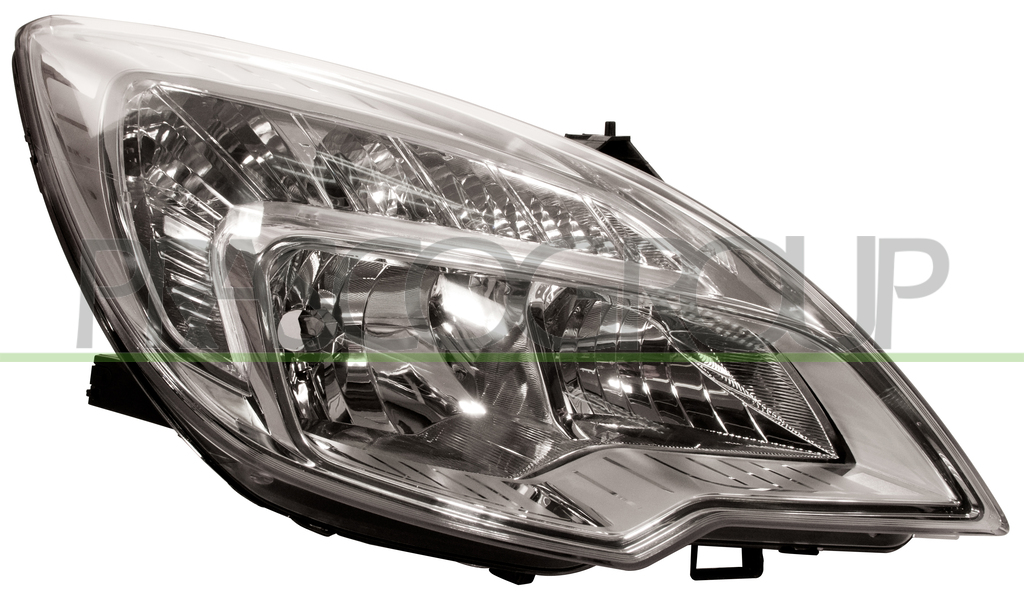 HEADLAMP RIGHT H1+H7 ELECTRIC-WITH MOTOR