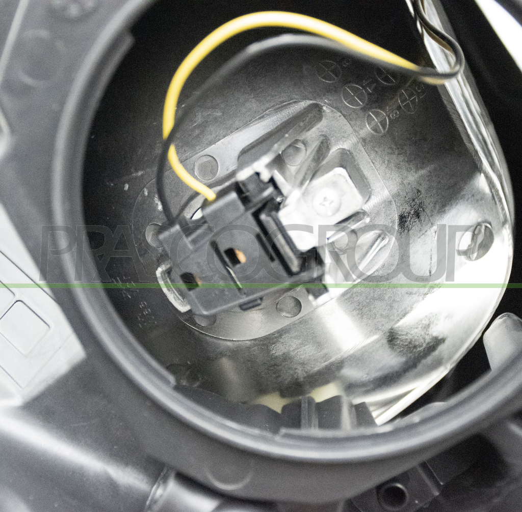 HEADLAMP LEFT H7+H1 ELECTRIC-WITH MOTOR