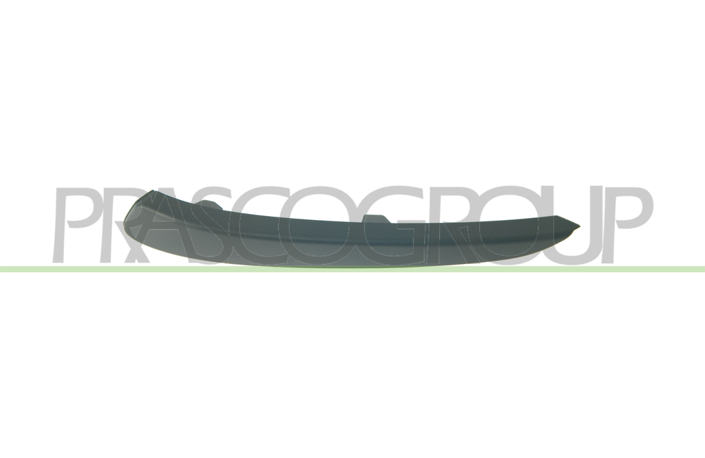 FRONT BUMPER MOLDING-RIGHT-BLACK