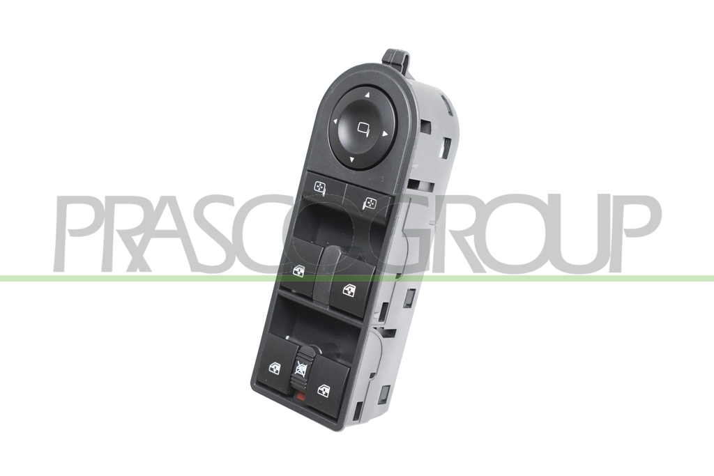 FRONT DOOR LEFT WINDOW REGULATOR PUSH-BUTTON PANEL-BLACK-4 SWITCHES-18 PINS