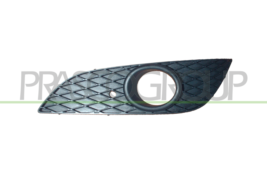BUMPER GRILLE LEFT-BLACK-WITH FOG LAMP HOLE