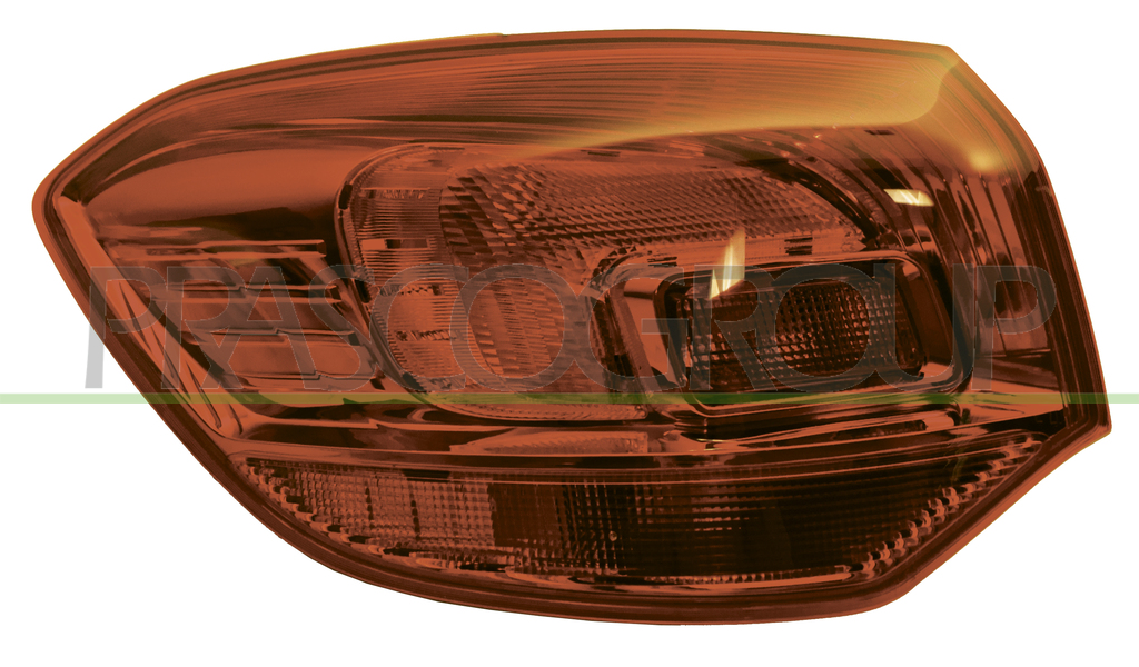 FANALE POSTERIORE SINISTRO-ESTERNO-SENZA PORTALAMPADA-ROSSO MOD. STATION WAGON