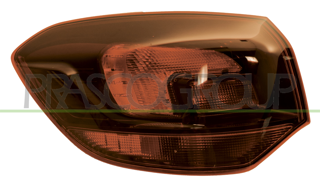 REAR LIGHT-LEFT-OUTER-WITHOUT BULB HOLDER MOD. STATION WAGON BLACK
