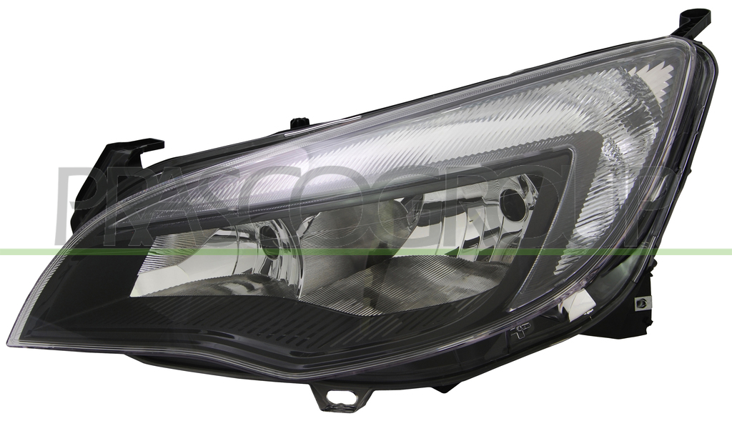PHARE GAUCHE H7+H7 ELECTRIQUE AVEC MOTEUR-NOIR