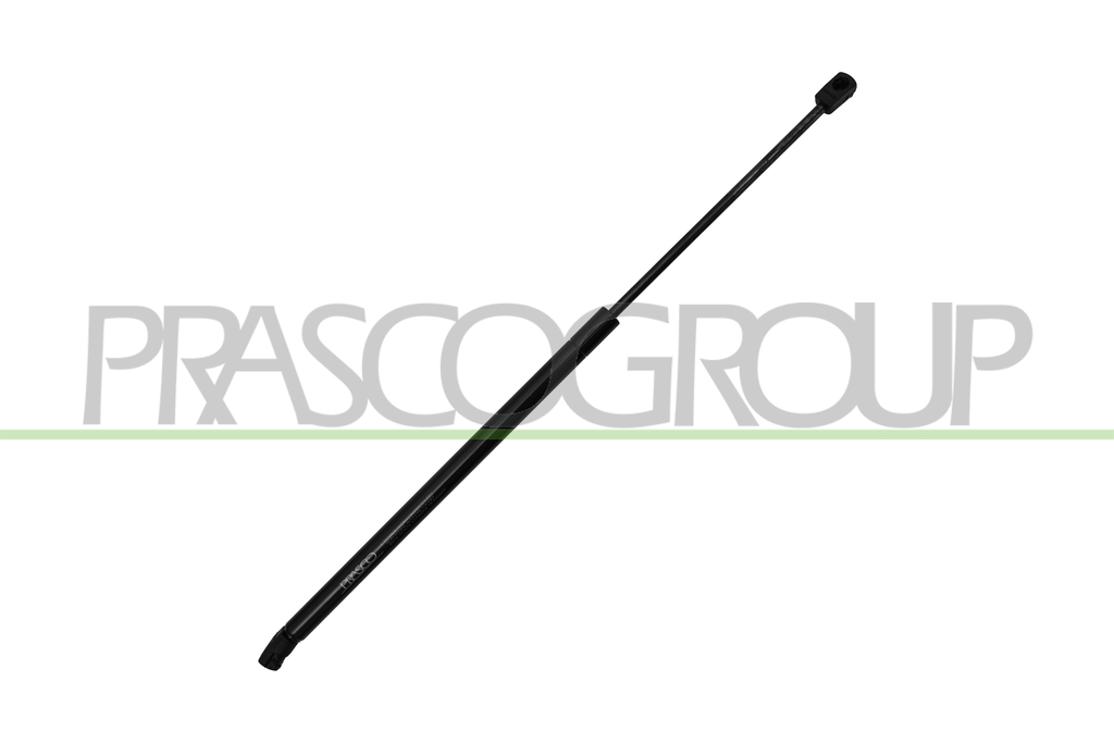 AMORTIGUADOR DE MALETERO DERECHO/IZQUIERDO PORTON TRASERO - 400 N - L 586 mm - C 216 mm - Ø 18 mm - Ø 8 mm