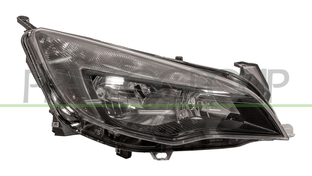 HEADLAMP RIGHT H7+H7 ELECTRIC-WITH MOTOR-WITH LED