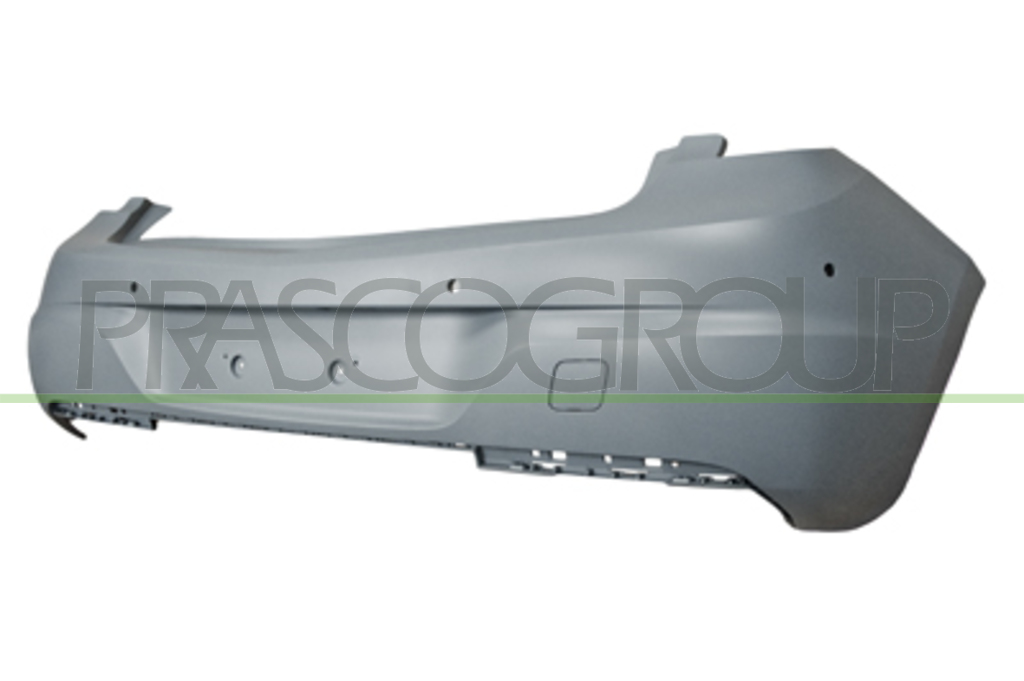 REAR BUMPER-PRIMED-WITH PDC+SENSOR HOLDERS-WITH TOW HOOK COVER MOD. 5 DOOR