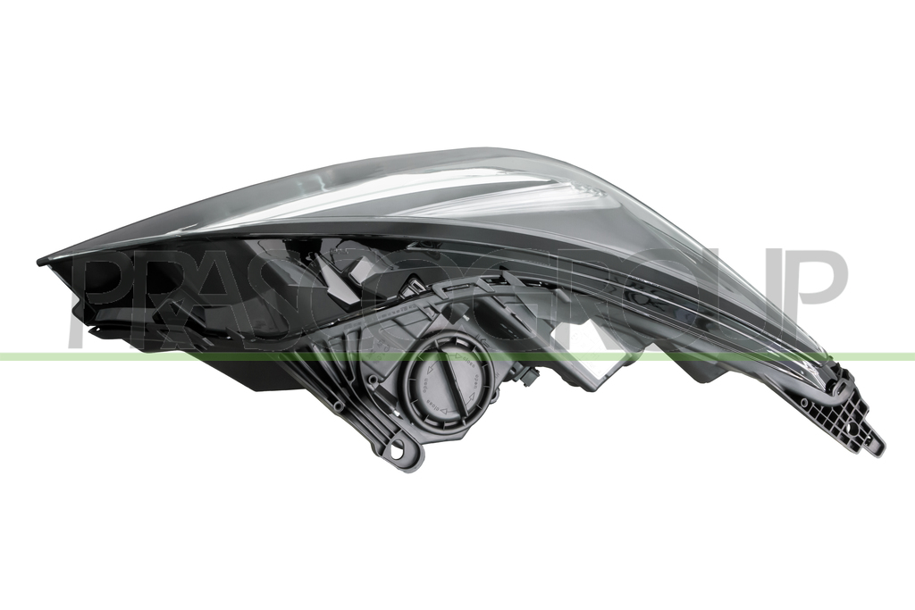 HEADLAMP RIGHT ELECTRIC H1+H7-WITH MOTOR-LED-BLACK
