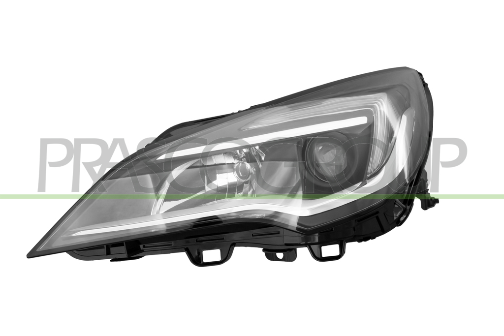 HEADLAMP LEFT ELECTRIC H1+H7-WITH MOTOR-LED-BLACK