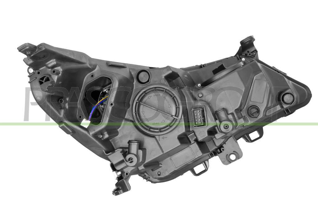 HEADLAMP LEFT ELECTRIC H1+H7-WITH MOTOR-LED-BLACK