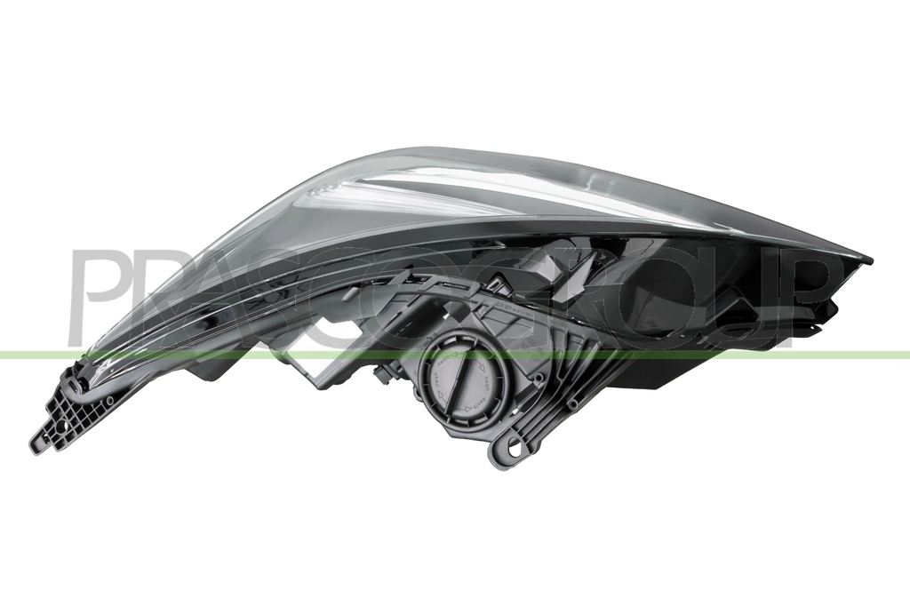 HEADLAMP LEFT ELECTRIC H1+H7-WITH MOTOR-LED-BLACK