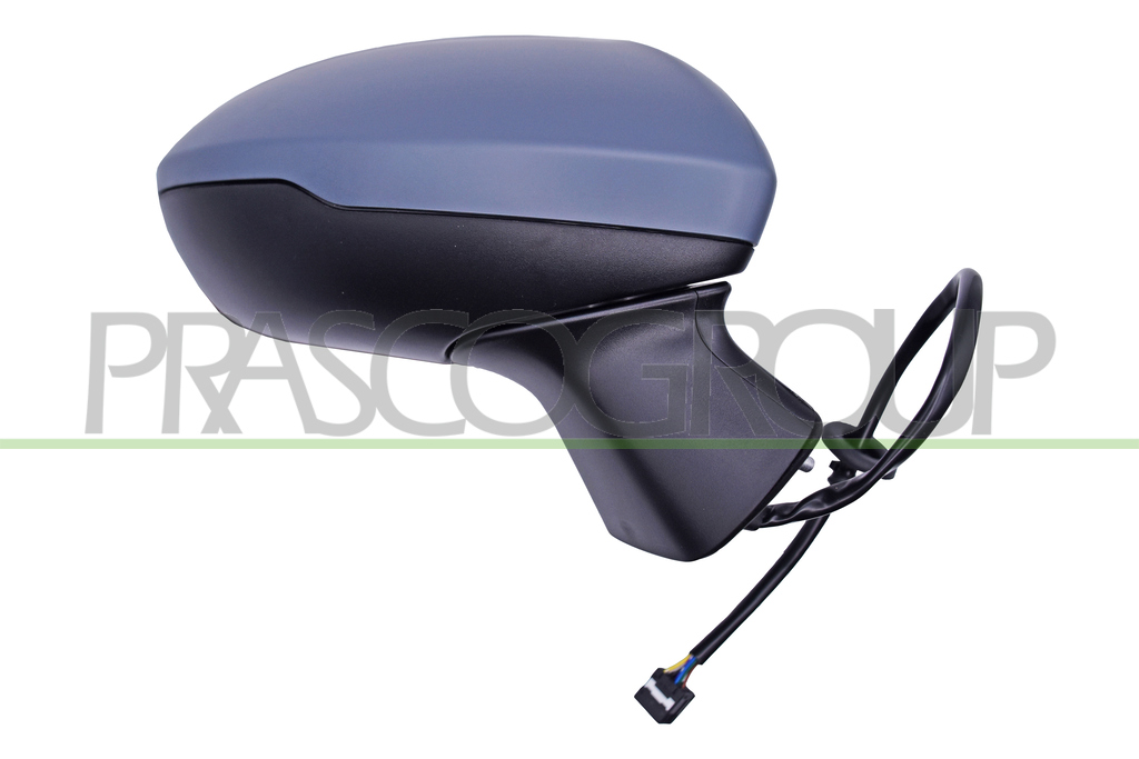 RETROVISORE DESTRO-ELETTRICO-TERMICO-CON PRIMER-CHIUDIBILE-CONVESSO-7 PINS