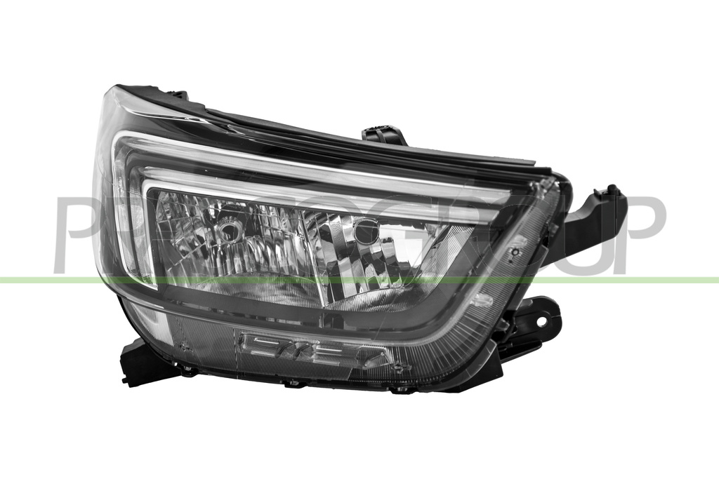 HEADLAMP RIGHT H7+HB3 ELECTRIC-WITH MOTOR-WITH DAY RUNNING LIGHT-LED