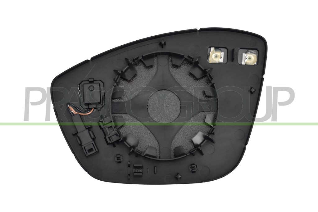 MIRROR GLASS BASE RIGHT-HEATED-WITH BLIS-CONVEX