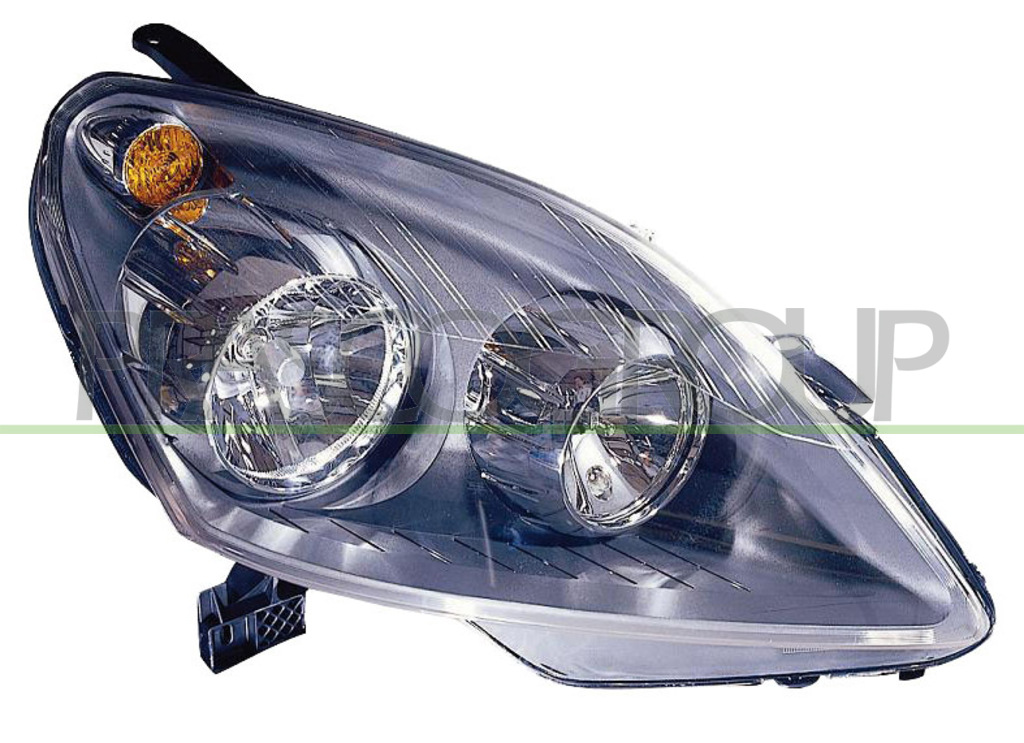 HEADLAMP RIGHT H1+H7 ELECTRIC-WITH MOTOR