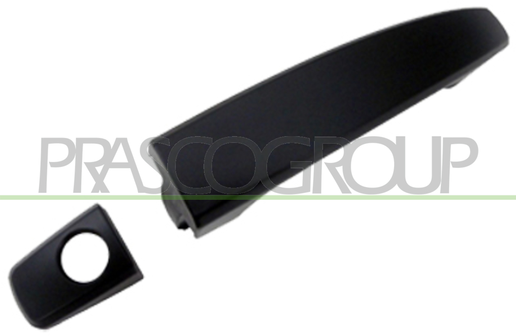 FRONT DOOR HANDLE LEFT-OUTER-PRIMED-WITH KEY HOLE