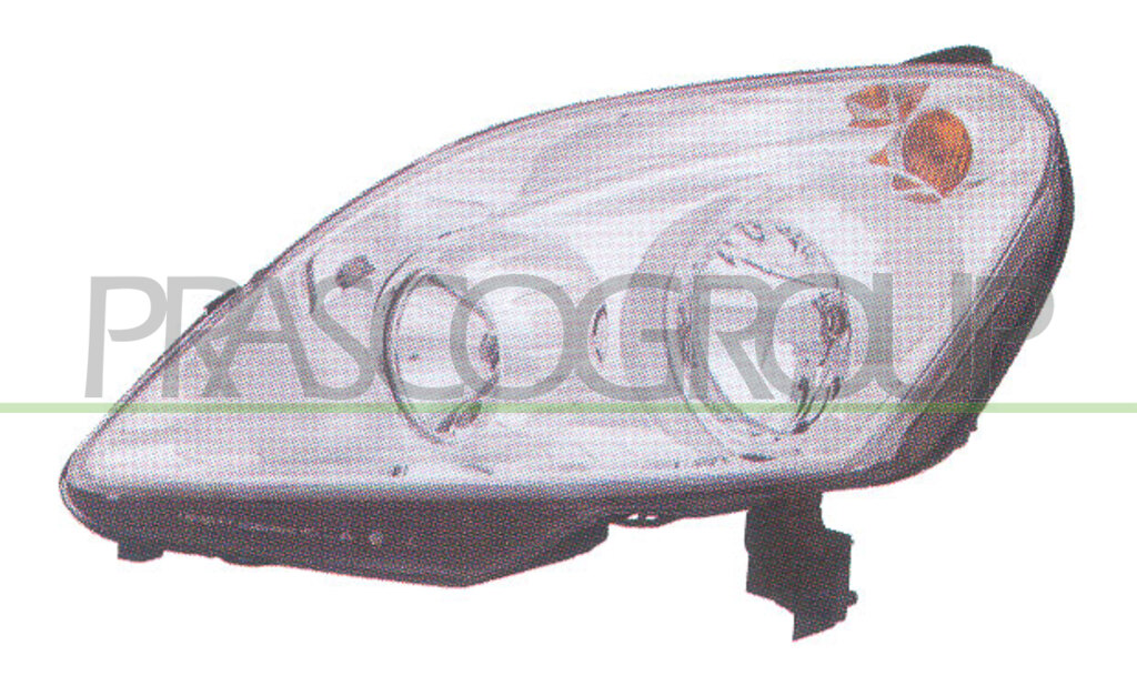 HEADLAMP LEFT H1+H7 ELECTRIC-WITH MOTOR