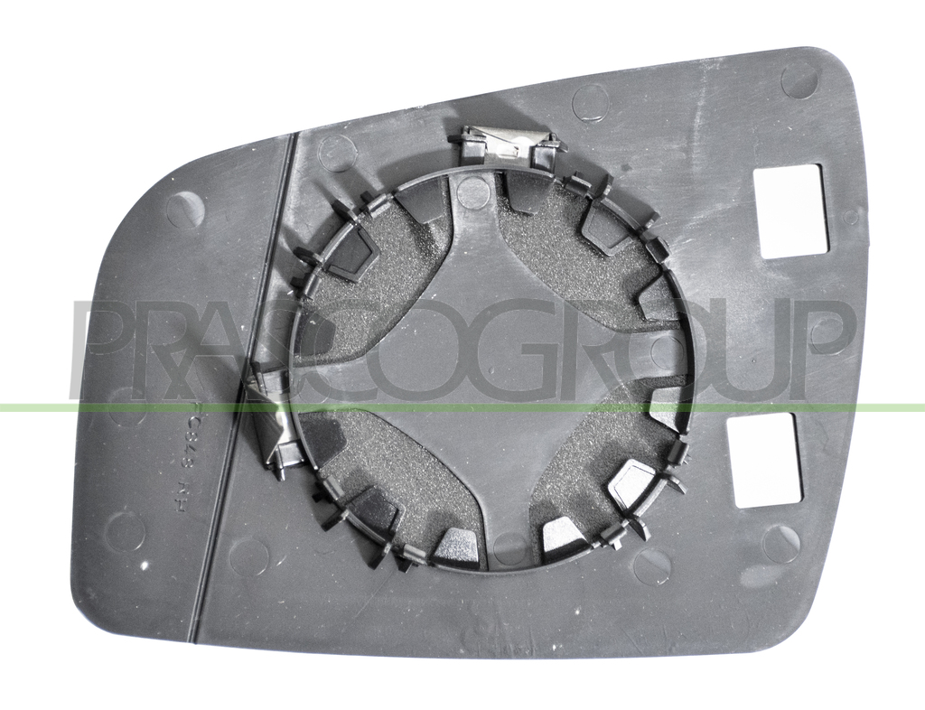 MIRROR GLASS BASE RIGHT-CONVEX-CHROME