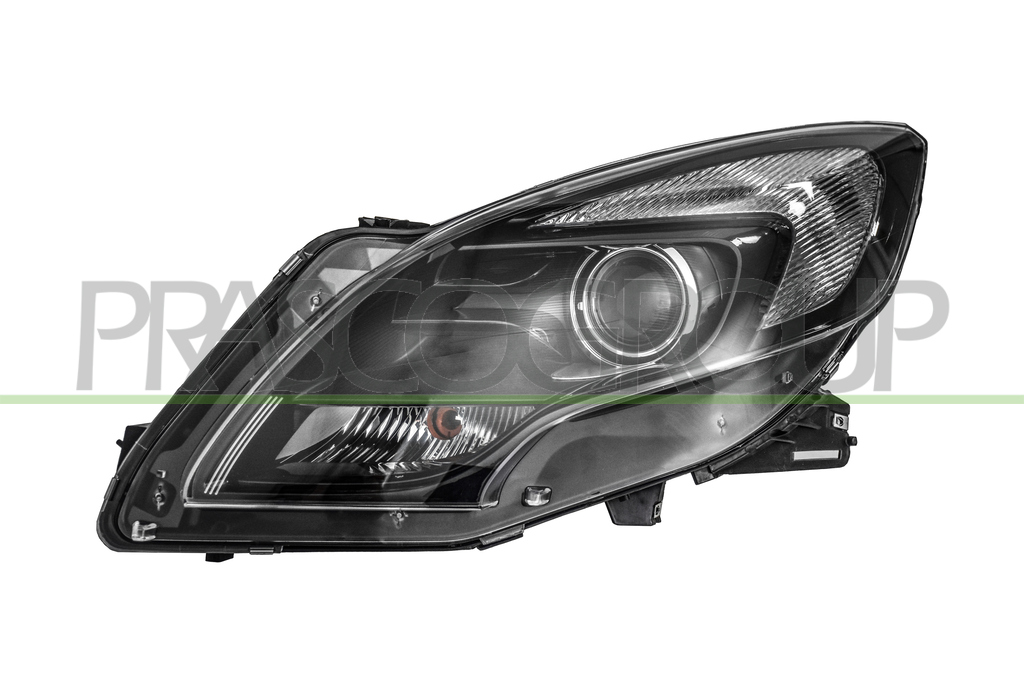 SCHEINWERFER LINKS-HIR2-MIT LWR-MIT MOTOR-SCHWARZ
