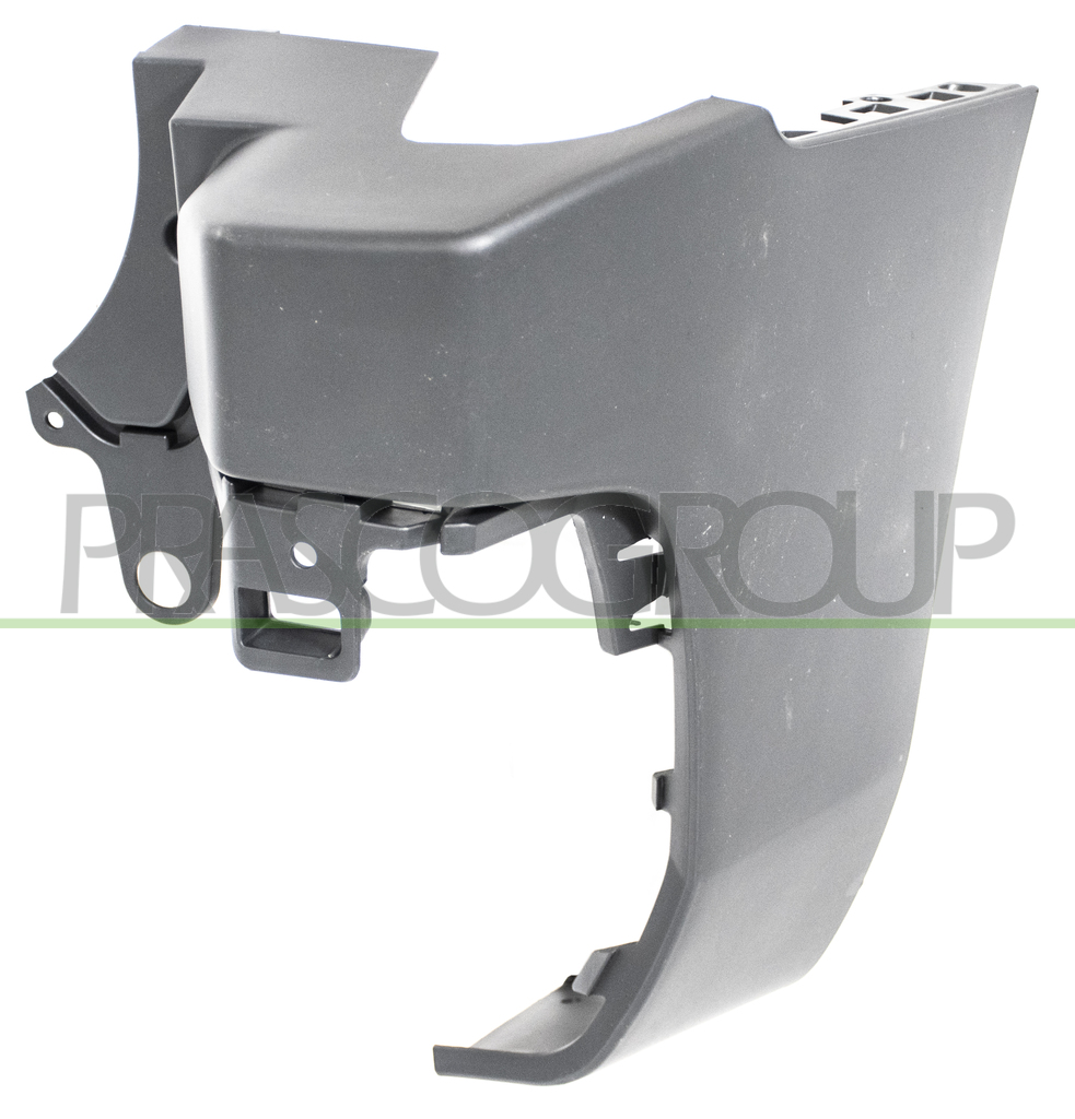 REAR BUMPER END CUP RIGHT-BLACK-TEXTURED FINISHOPEN SIDE TAILGATE MOD. 2 HINGED DOORS