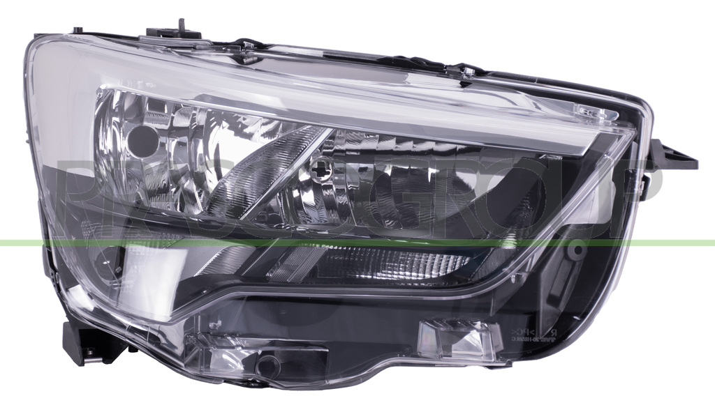 OPTICA DERECHA H7+H1 ELECTRICA-CON MOTOR-CON LUZ DIURNA-LED