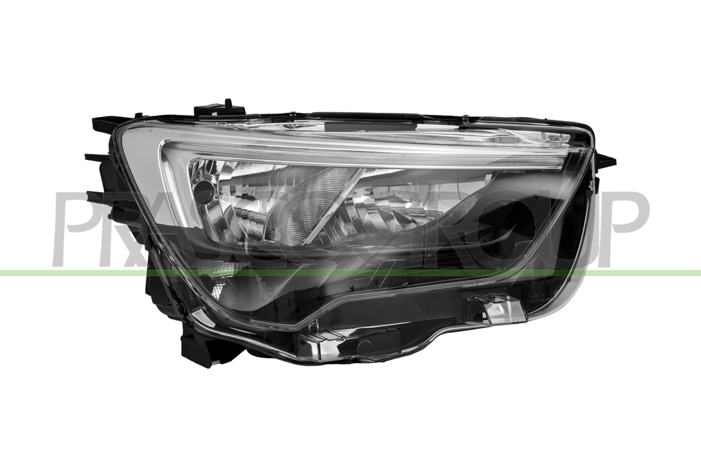 HEADLAMP RIGHT-ELECTRIC-WITH MOTOR-WITH DAY RUNNING LIGHT-LED