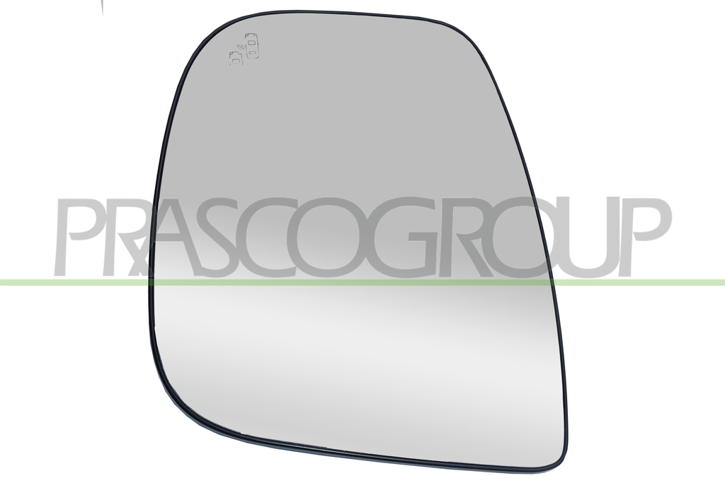 MIRROR GLASS BASE LEFT-HEATED-WITH BLIS-CONVEX